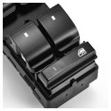 Window Switch for 2007-2014 Chevy Silverado GMC Sierra 1500 2500 3500,HHR Traverse, Enclave,Left Driver Side Power Window Lock Control Button 20945129