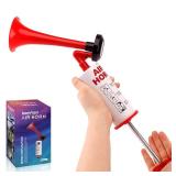 Handheld Air Horn, BANHAO Aluminum Loud Noise Maker Safety Boat Car Sports Events Handheld Air Pump Loud Safety Horn for Boats