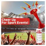 Handheld Air Horn, BANHAO Aluminum Loud Noise Maker Safety Boat Car Sports Events Handheld Air Pump Loud Safety Horn for Boats