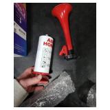 Handheld Air Horn, BANHAO Aluminum Loud Noise Maker Safety Boat Car Sports Events Handheld Air Pump Loud Safety Horn for Boats