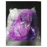 Maiteenly 7 Pcs Halloween Couple Costume Set Include Wig, Purple Hooded Cloak, Waist Belt, Stone Chain, Green Elf Ears, Gloves for Adult Halloween Anime Role Cosplay Outfit Party