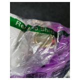 Maiteenly 7 Pcs Halloween Couple Costume Set Include Wig, Purple Hooded Cloak, Waist Belt, Stone Chain, Green Elf Ears, Gloves for Adult Halloween Anime Role Cosplay Outfit Party