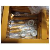 Liacere Wokceer Wedding Arch 7*8FT Round Backdrop Stand Gold Metal Circle Backdrop Stand Circle Balloon Arch Stand Frame for Birthday Party Bridal Shower Anniversary Ceremony Candy Tables Celebration