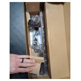 Curtain Rods For Windows 28 to 48 Inches, 1 Inch Heavy-Duty Adjustable Decorative Curtain Rods With Branches Leaves Hollow Finials For Bedrooms and Living Rooms In Farmhouses. Brown