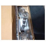 Curtain Rods For Windows 28 to 48 Inches, 1 Inch Heavy-Duty Adjustable Decorative Curtain Rods With Branches Leaves Hollow Finials For Bedrooms and Living Rooms In Farmhouses. Brown