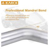 A-KARCK Exhaust 45 Degree Tube 3 OD, Mild Steel Exhaust Pipe Mandrel Bend, Custom Your Own Exhaust System