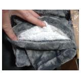 Bedsure Heated Blanket Throw Blanket - Fast Heating Electric Blanket, Soft Flannel Heated Throw with 4 Time Settings, 6 Heating Settings, Warm Gifts for Grandma & Grandpa & Seniors (50x60, Gre