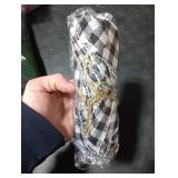 WILLBOND 12 Pieces Buffalo Plaid Bows Burlap Decorative Velvet Bows for Wreaths for Gift Wrap Christmas Party Decoration(Black and White,6 x 6 Inch)