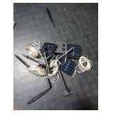 YEGUO Orange Solar Thanksgiving Lights Outdoor Waterproof, 4 Pack Each 33ft 100 LED Solar Fairy Lights, 8 Modes Solar String Lights