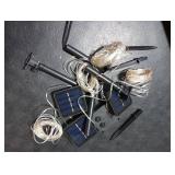 YEGUO Orange Solar Thanksgiving Lights Outdoor Waterproof, 4 Pack Each 33ft 100 LED Solar Fairy Lights, 8 Modes Solar String Lights