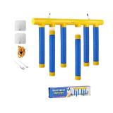 Aornmrs 2025 Upgrade Reflex Drop Sticks Challenge Game, Falling Sticks Reaction Training Tool, Adjustable Speed Catching Sticks for Hand Eye Coordination & Reaction Time Boost in Adults (Yellow)