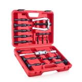 Orion Motor Tech Blind Hole Collet Bearing Race and Seal Puller Extractor Kit, Slide Hammer Pilot Insert Inner Internal Bearing Removal Tool Set, 16PCS