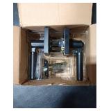 Kwikset Prava Interior Passage Door Knurled Handle, Lever for Closet and Hallway Doors, Reversible Non-Locking Handle Lever, Matte Black, with Microban Protection