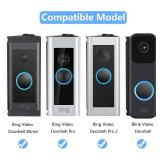 RIOVO Adjustable 30 to 55 Degree Doorbell Angle Mount Compatible with Video Doorbell Wired/Pro and Blink Video Doorbell, Replacement Angle Adjustment Adapter Mounting Bracket Wedge Kit