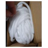 PATIKIL 1/4 Inch x 32.8 Feet Backer Rod for Gaps and Joints, Foam Rope Caulk Crack Joint Filler Roll Seal Weather Strip for Home Construction Car, White