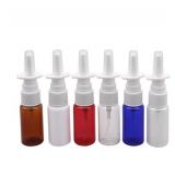 Feilguee 6 PCS 15ml(0.51oz) Plastic Nasal Bottles Portable Empty Refillable Fine Mist Atomizers Mist Nasal Spray Bottles Sprayer Jar Pot Container for Perfumes Essential Oils Saline Water Applications