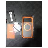 TORRAS for iPhone 17 Pro Max Case with Stand, Compatible with MagSafe, 4X Military Grade Protection, Camera Control Button Translucent Slim Phone Case for iPhone 17 Pro Max 6.9, Orange