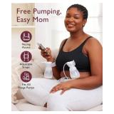 Momcozy Pumping Bra Hands Free 3 Pack Comfortable All Day Wear Pumping and Nursing Bra in One Holding Breast Pump for Spectra, Lansinoh, Medela Large MISSING ONE EXTENDER