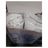 Cooling Pillows Queen Size Set of 2, Shredded Memory Foam Pillows, Adjustable Firm Bed Pillows Cool Cold Pillow for Hot Side Back Stomach Sleepers with Removable Washable Cover, 20 x 30, White