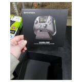 ManbaOne Interactive Screen Wireless Gaming Controller for PC/Switch/Switch 2/iOS/Android,Hall Effect Stick & Trigger,RGB Lighting,Remappable Buttons,1800mAh with Charging Dock (Black)