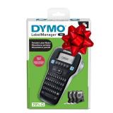 DYMO LabelManager 160 Portable Label Maker Bundle, Easy-to-Use, One-Touch Smart Keys, QWERTY Keyboard, Large Display, For Home & Office Organization, Includes 3 D1 label cassettes