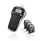 DYMO LabelManager 160 Portable Label Maker Bundle, Easy-to-Use, One-Touch Smart Keys, QWERTY Keyboard, Large Display, For Home & Office Organization, Includes 3 D1 label cassettes