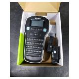 DYMO LabelManager 160 Portable Label Maker Bundle, Easy-to-Use, One-Touch Smart Keys, QWERTY Keyboard, Large Display, For Home & Office Organization, Includes 3 D1 label cassettes