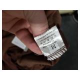 KUTUMAI Women Off Shoulder Bodycon Maxi Dress Long Sleeve Mesh Ruched Party Formal Wedding Guest Dresses Brown M