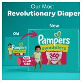 Pampers Diapers - Swaddlers 360° - Size 4, 19 Count, up to 100% Leakproof Comfy Dry Fit, Designed for Easy Changes, Pull On Baby Diaper