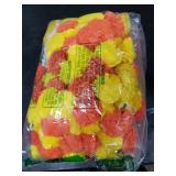 Krati Exports - 5 feet Marigold Garland |Indian/American Wedding Party Mantle Decoration, Faux Garlands Wedding Garland, Diwali Decoration, Spring Bush Floral! (Lemon Yellow & Dark Orange Mix, 5)