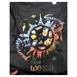 Snacking Around The World Fastfood Travel for Food Lover T-Shirt 2xl