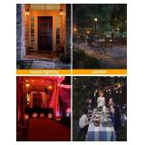 Hompavo LED Flame Light Bulbs, 4 Modes Flickering Light Bulbs with Upside Down Effect, E26/E27 Flame Bulb for Halloween Christmas Party Patio Porch Home Indoor & Outdoor Decorations - 2