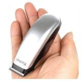 KEMEI Mini Clippers Trimmer Groomer Cordless Self-Haircut Kit Styling Shears with Stainless Steel