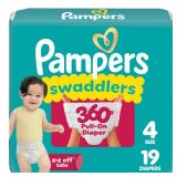 Pampers Swaddlers 360 Disposable Diapers - Size 4 - 19ct