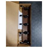 Hmsrjh Coat Rack Wall Mounted, Pre-Assembled 16 Wooden Hat Rack with 5 Hooks, Heavy Duty Rustic Farmhouse Wood Plank for Entryway, Bathroom - for Hanging Coats, Jackets, Hats, Bags, Backpacks