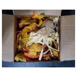 winemana 31.5in Outdoor Fall Decor for Mailbox, Lighted Fall Swag with 8 Modes & Timer, Autumn Scarecrow & Sunflower Thanksgiving Table Centerpiece Decorations