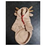 Warm Dog Winter Clothes Cute Fruit Dog Coat Hoodies Fleece Pet Dogs Costume Jacket for French Bulldog Chihuahua Ropa para Perro(Coffee,XS)