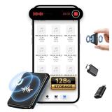 128G (9800 Hour) Voice Activated Recorder, Double-Sided Magnetic Voice Recorder with Playback, Audio Recorder with AI-Intelligent Noise Reduction, 70H Continuous for Lectures, Meetings