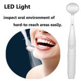 ffresiss Dental Mirror with Light,Teeth Inspection LED Anti-Fog Mouth Mirror,Dentist Oral Care Tool