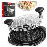 AveFare Large Chicken Shredder, Heavy Duty Highly Durable Chicken Shredder Tool Twist, Meat Shredder Machine, BPA Free, Strong Anti-Slip, Dishwasher Safe, Suitable for Pork Beef Chicken