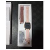 Smart Watch for Women, 1.85 HD Dynamic Dial Smartwatch for Android & iPhone with Answer/Make Call, Fitness Tracker with 110+ Sport Modes, Heart Rate/SpO2/Sleep Monitor, IP68 Waterproof (2 Bands)