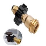 iLulala Universal Fit Propane Tank Adapter Converts POL to QCC1/ Type 1, 100lb Propane Tank Adapter Propane Hose Adapter Old to New Connection Type.