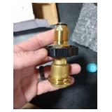 iLulala Universal Fit Propane Tank Adapter Converts POL to QCC1/ Type 1, 100lb Propane Tank Adapter Propane Hose Adapter Old to New Connection Type.