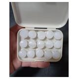 Peace&Quiet PQ Wax Ear Plugs for Sleeping, Swimming - 15 Soft Noise Cancelling Silicone Gel Wax Earplugs for Sleep and Swimmers, Ear Protection with Sound Blocking Level of 32 Db, (15-Pillows)