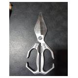 Kitchen Shears,Multifunctional Heavy-Duty Kitchen Shears,Japanese High-Carbon Steel Culinary Shears for Chicken, Meat, Seafood, Bone Cutting(Silver)