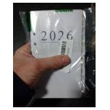 2026 Weekly & Monthly Planner Refill, A6 Small Size Planner Inserts with Monthly Tabs, Size 3, 3.8x6.8, Jan. 2026 - Dec. 2026, 6-Hole Punched