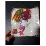 Diwali Decoration Combo Acrylic Peacock Rangoli with Red Toran & Laxmi Charan Paduka | Floor & Wall Stickers for Indian Puja, Home Temple, Festival Decor CMB-02