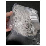 Box Spring Cover Queen, Elastic Fabric Wrap Around 4 Sides Bed Skirt, Sleek Alternative for Bed Skirts for Hotel/Home, Fits Box Springs up to 13in, Light Grey