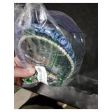 VELSCRUN Headbands for Women 7 Pcs Different Navy Blue Knotted Solid Pearl Head Bands Non Slip Hair Band for Womens Gilrs Thin Thick Short Hair Fashion Accessories