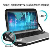 Laptop Case Sleeve 15.6 inch, Durable Shockproof Protective Computer Carrying Cover with Front Pocket, Briefcase Handbags Laptop Sleeve Bag for 15.6 inch HP, Dell, Acer, Asus, Notebook, Black